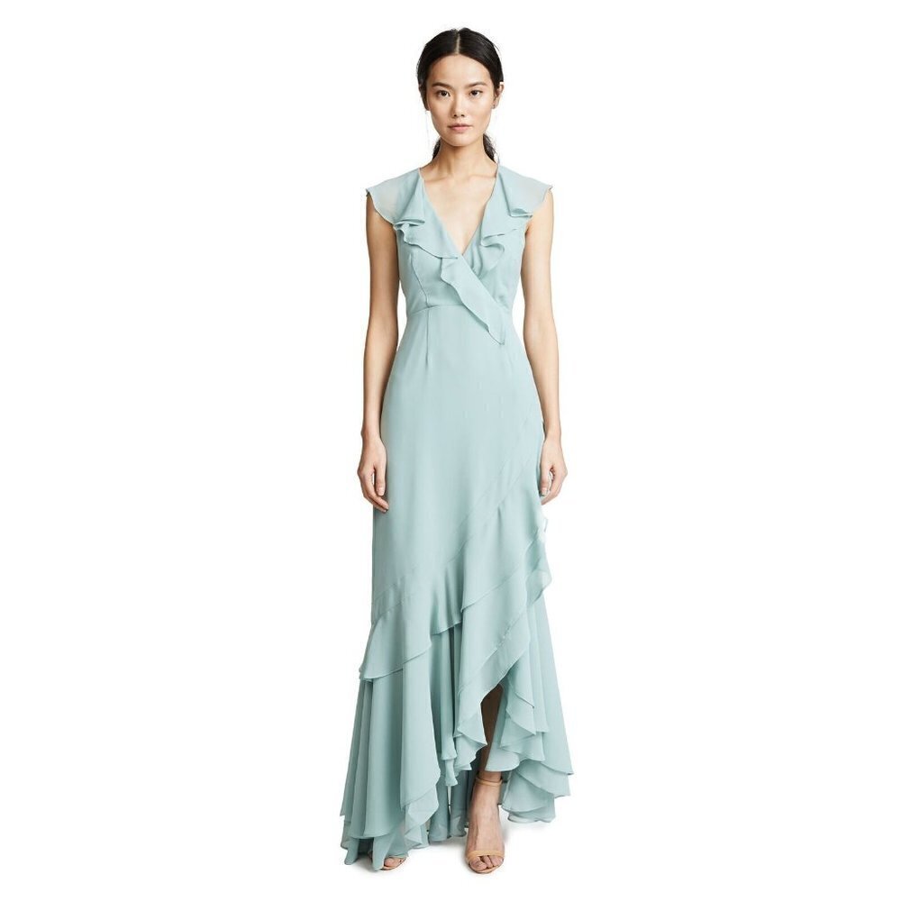 C/MEO COLLECTIVE Be About You Gown in Seafoam XSmall Womens Maxi Dress